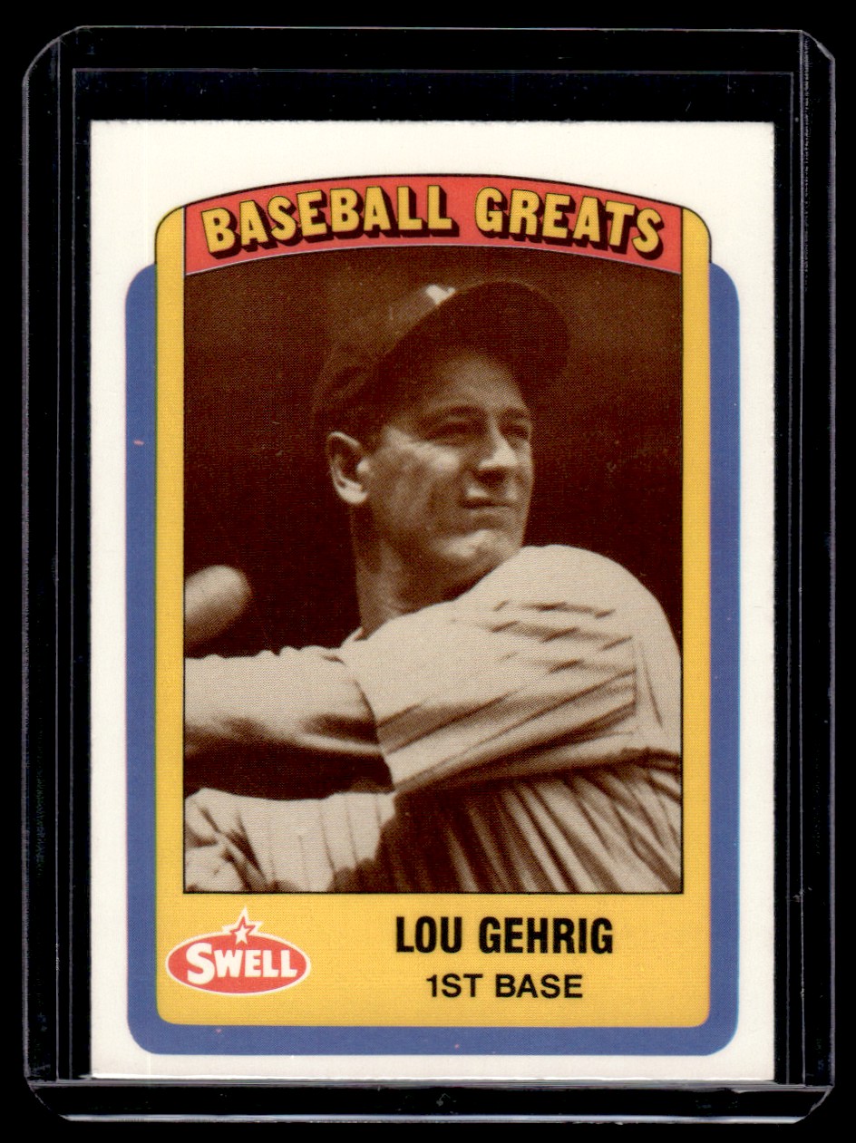 1990 Swell Baseball Greats Lou Gehrig New York Yankees #25 | eBay