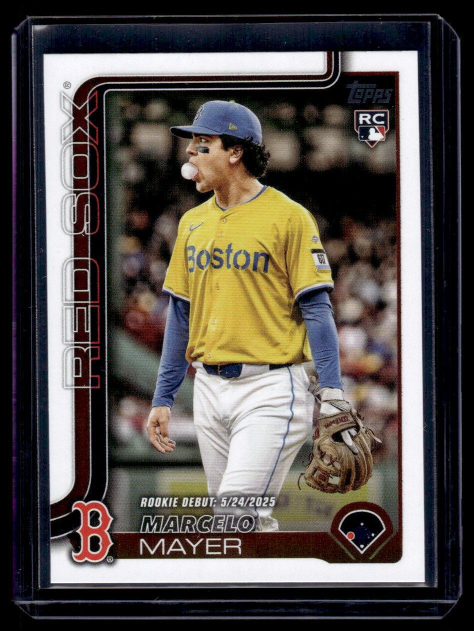 MARCELO MAYER RC レッドソックス 13/25 サイン 2025 Topps Update Marcelo Mayer RC Boston Red Sox #US276 | eBay