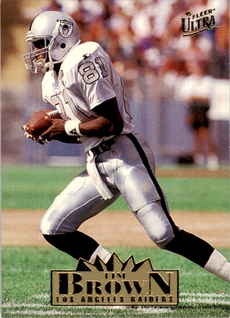 1995 Fleer Ultra Tim Brown Los Angeles Raiders #161 NFL