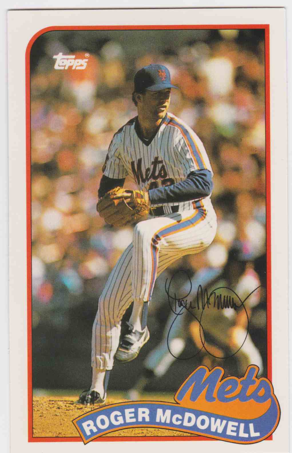 1989 Topps / Ljn Baseball Talk Roger McDowell #93 on Kronozio