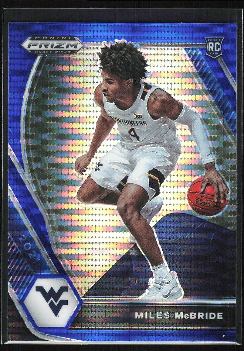 2021-22 Panini Prizm Draft Picks MILES MCBRIDE RC #32 ROOKIE West Virginia