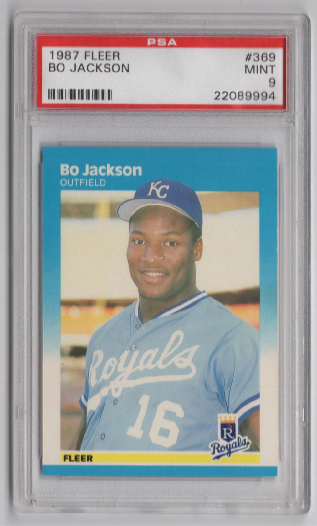 Bo Jackson 1987 Fleer Card