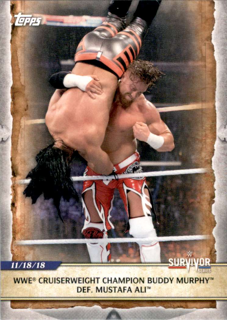 2020 Topps Wwe Road To WrestleMania Buddy Murphy , Mustafa Ali #4 card front image