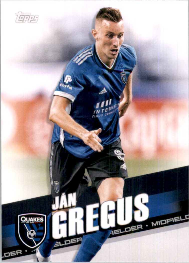 2022 Topps MLS Jan Gregus #33 card front image
