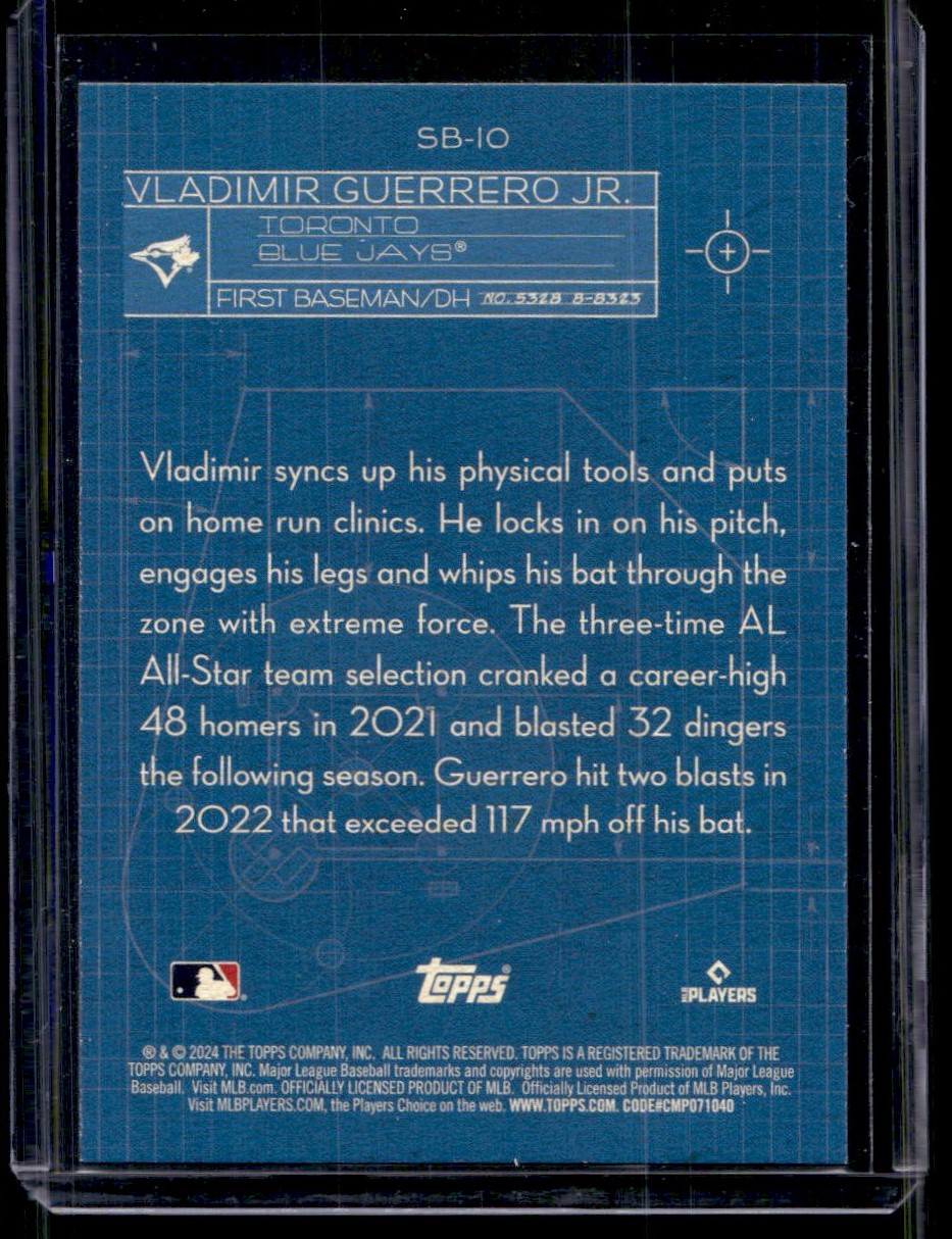 2022 Topps '21 Greatest Hits #21GH-1 Vladimir Guerrero high quality Jr. CGG 10 Gem Mint