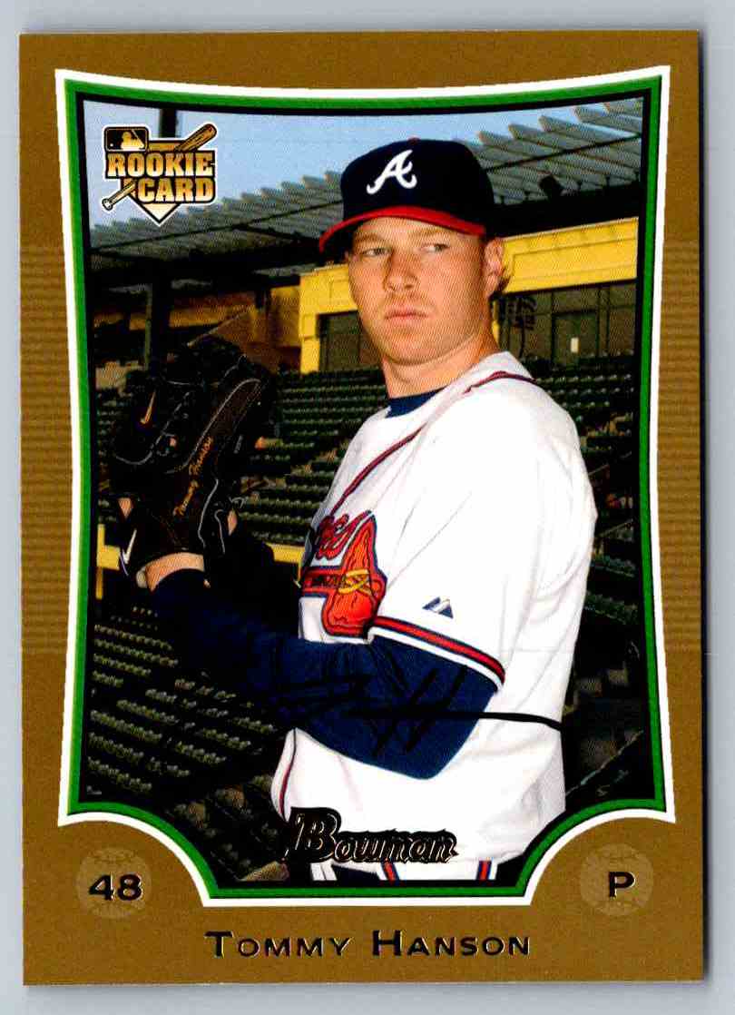 2009 Bowman Draft Picks & Prospects Gold Tommy Hanson #BDP1