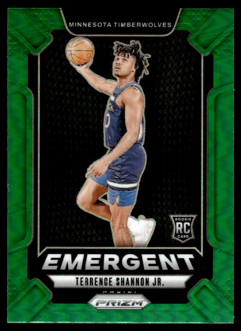 2024-25 Panini Prizm Emergent Green Terrence Shannon Jr. Rookie