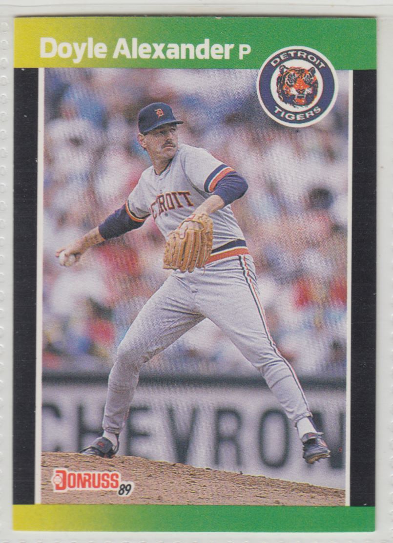 1989 Donruss Baseball's Best Doyle Alexander #125 card front image