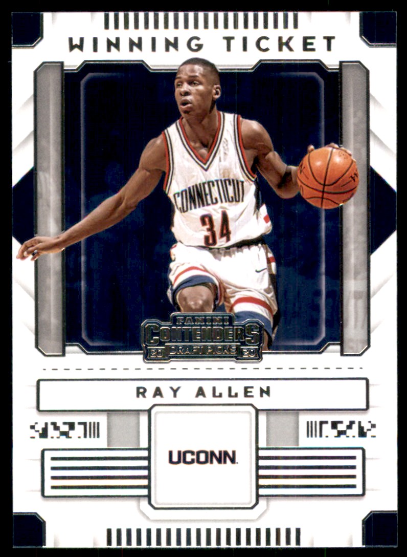 2020-21 Panini Contenders Draft Picks Winning Tickets Ray Allen #40 card front image