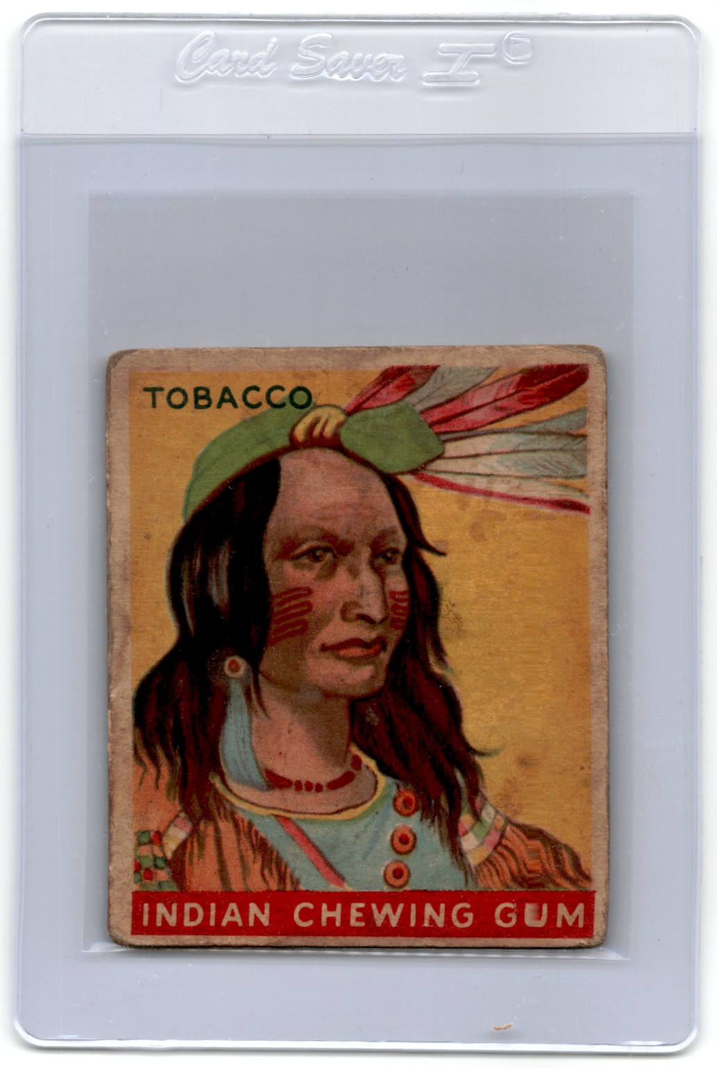 indian head tobacco 1933 Goudey Indian Gum Tobacco #123