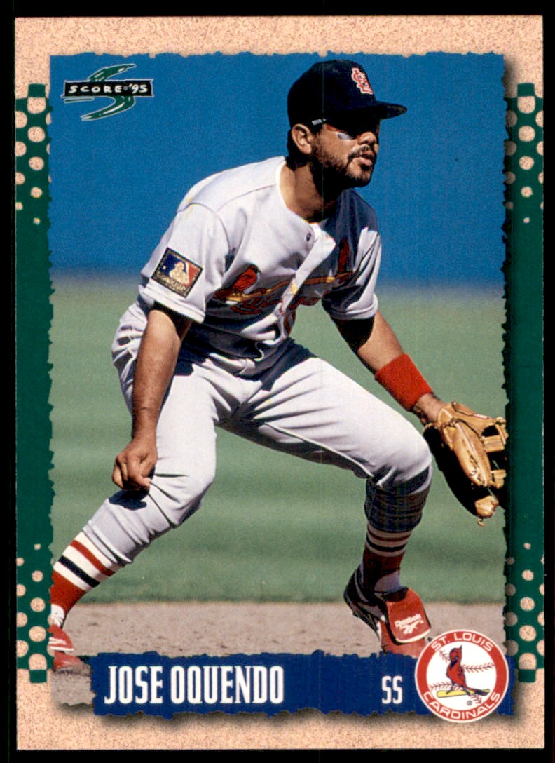 1995 Score Jose Oquendo #218 card front image