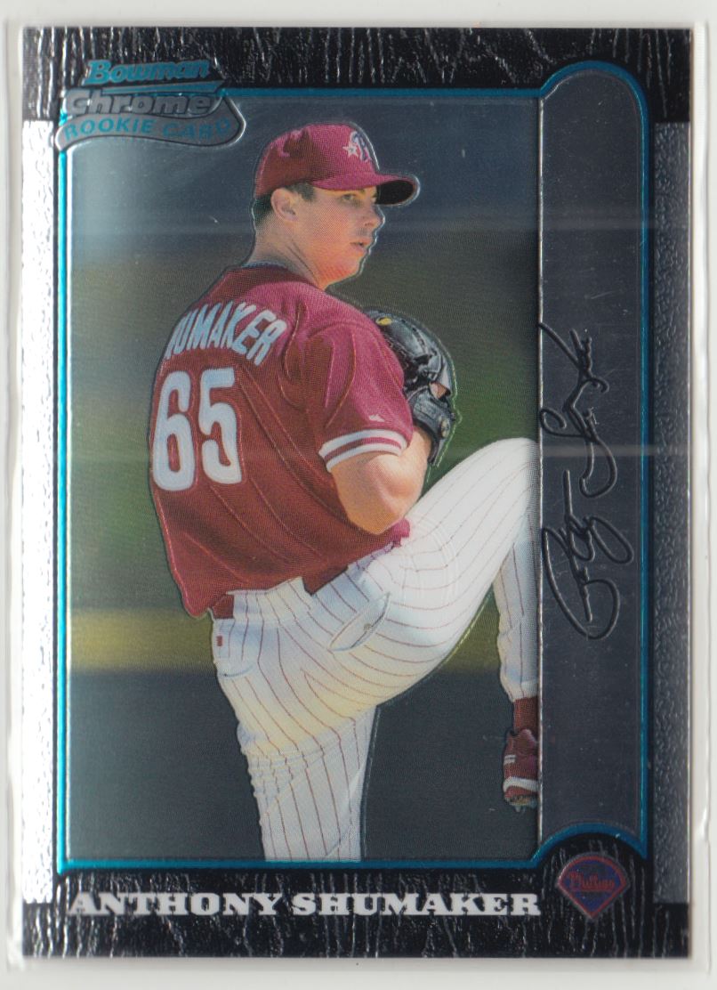 1999 Bowman Chrome Anthony Shumaker #417