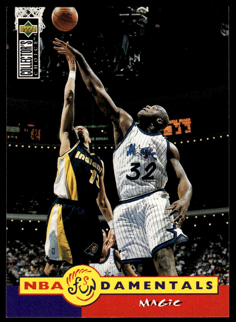 1996-97 upper deck collector's choice shaquille o'neal #184 card front image