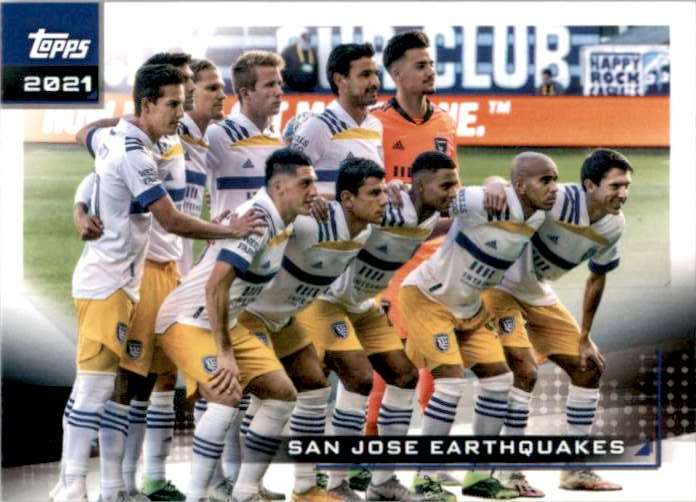 2021 Topps MLS San Jose Earthquakes #157 card front image