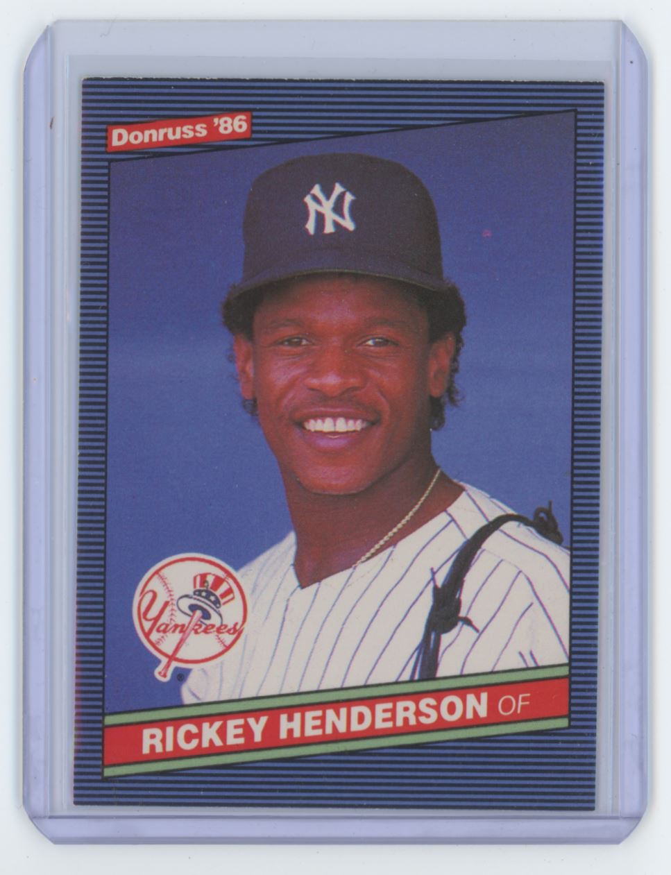 1986 Donruss Rickey Henderson Baseball Card #51