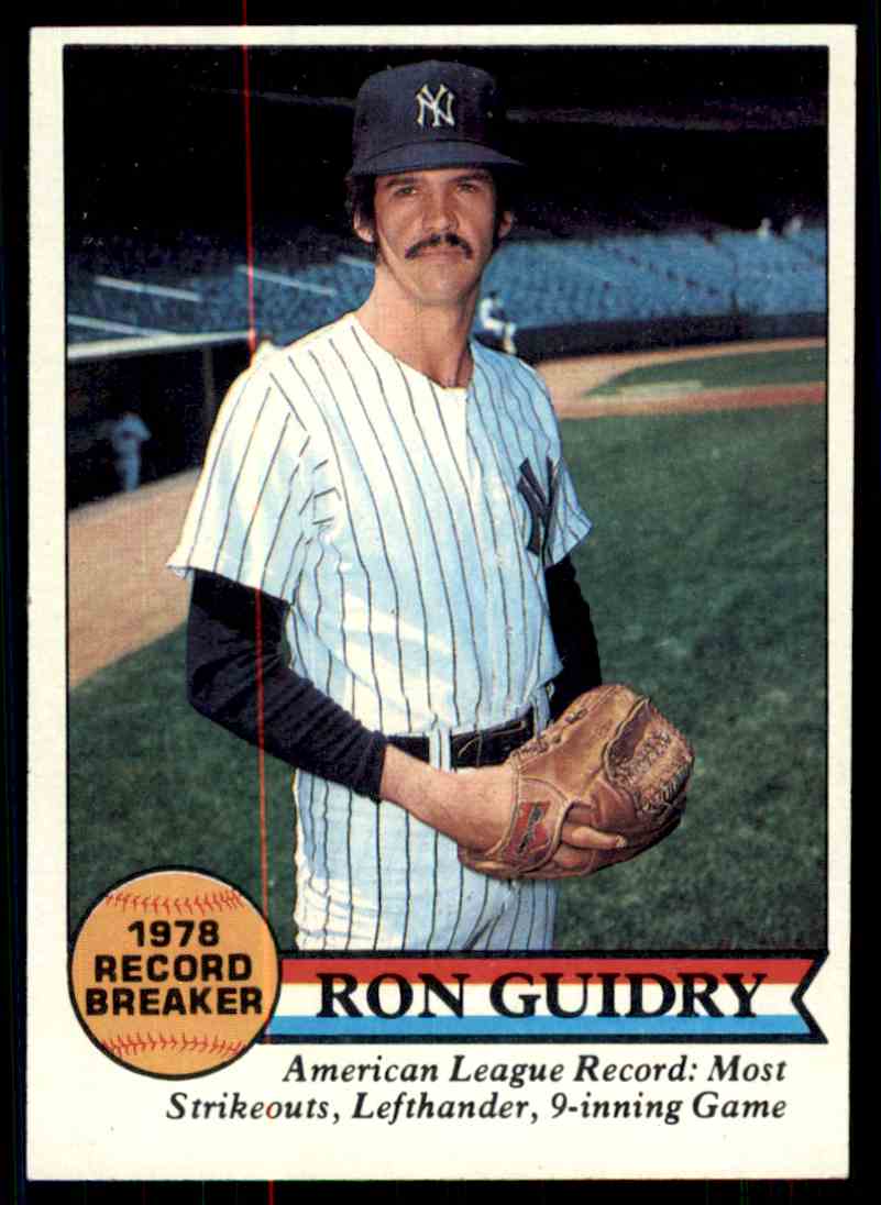 Ron Guidry Football Trading Cards
