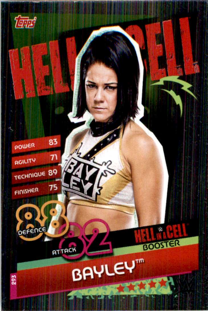 2020 Topps WWE Slam Attax Reloaded Hell In A Cell Foil Bayley #293 card front image