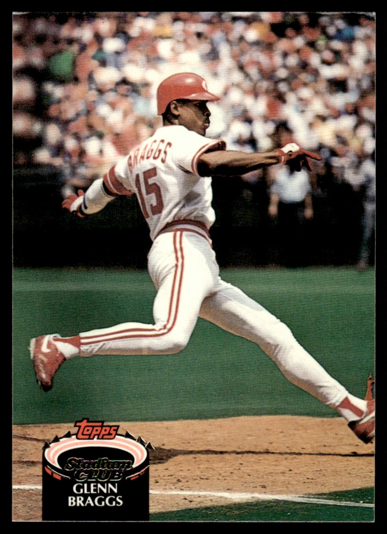 03's Club Store　904545 1992 Stadium Club #13 Glenn Braggs Cincinnati Reds | eBay