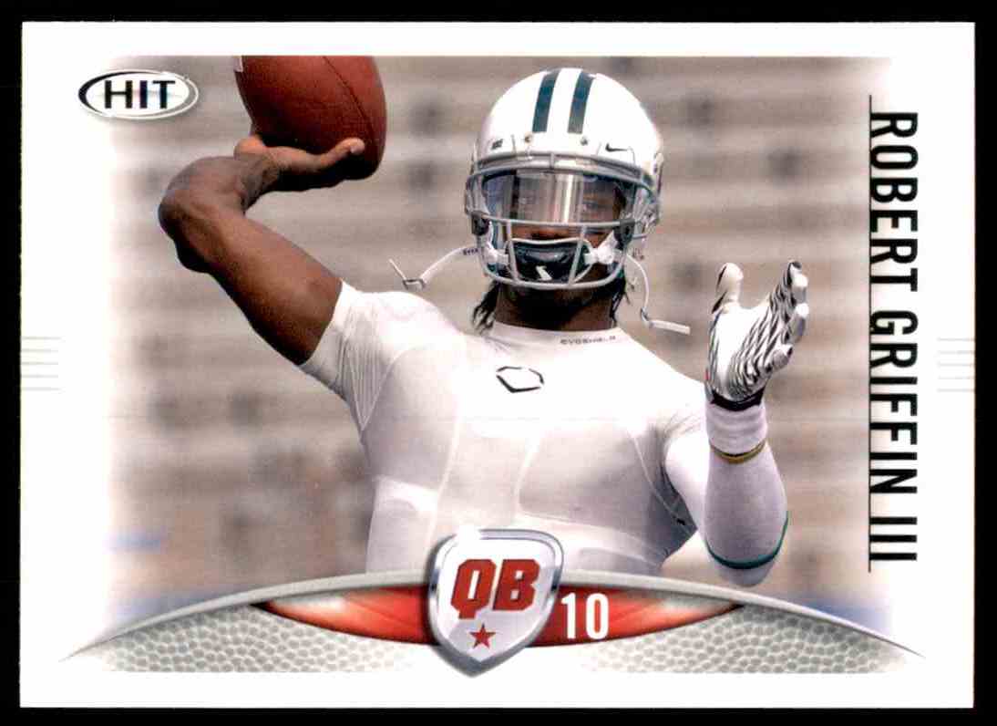 2012 Sage Hit Robert Griffin III #10 card front image
