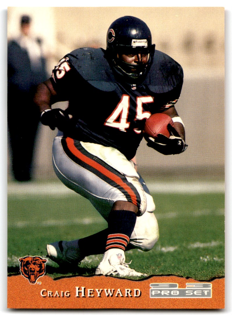 1993 PRO SET CRAIG HEYWARD CHICAGO BEARS #80