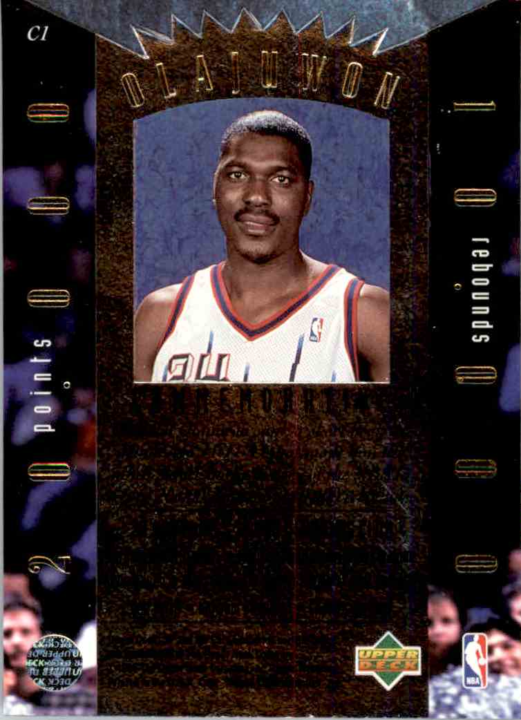 1995-96 SP Commemorative Hakeem Olajuwon #C1 card back image