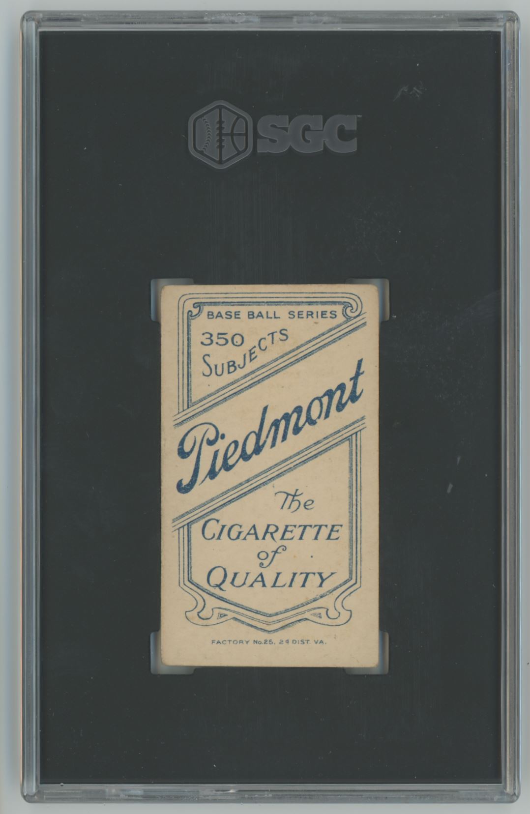 1910 WHITE BORDER GEORGE MCQUILLAN WITH BAT SGC7354666 SGC 4.5 PHILADELPHIA 5 f6c717fd088f4e1586ea5d45a20761f5 back