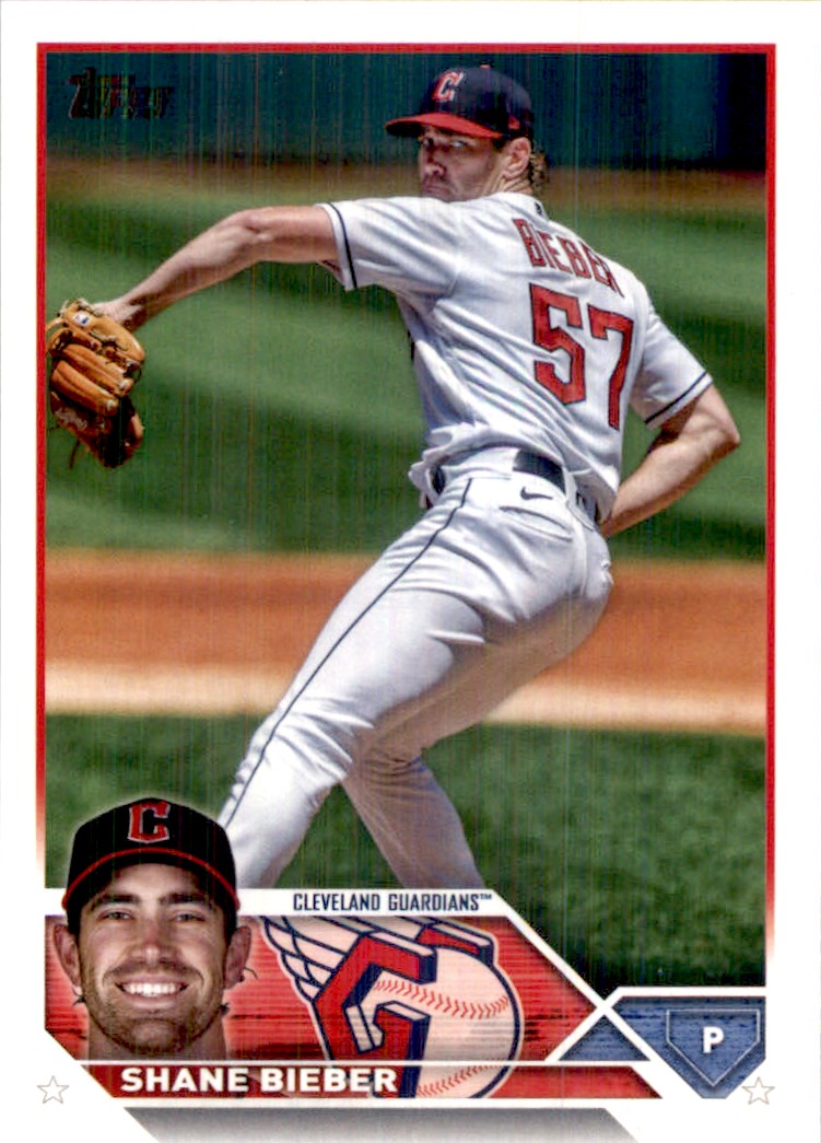 2023 Topps Shane Bieber #298 on Kronozio