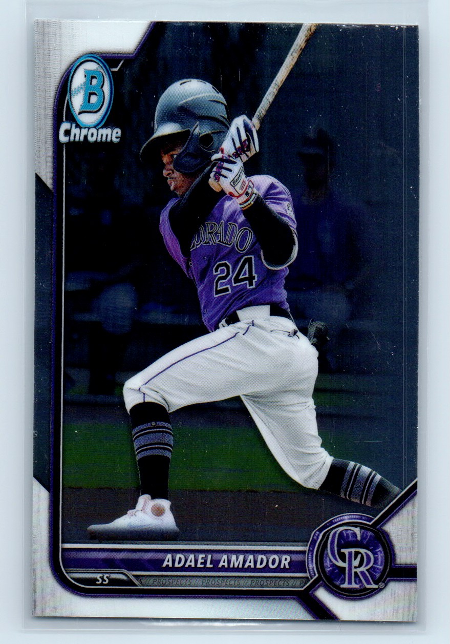 2021 Bowman Chrome Adael Amador #BDC-195 on Kronozio