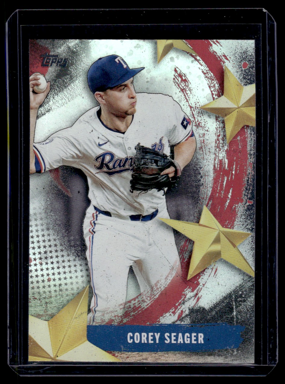 レア すばらしきこのせかい ショウ 南師猩 恋カレ カード 2025 Topps Stars of MLB Corey Seager Texas Rangers #SMLB-14 | eBay