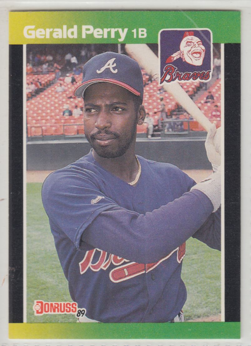 1989 Donruss Baseball's Best Gerald Perry #291 card front image