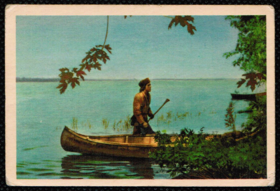 1957 Parkhurst Adventures of Radisson #29 card front image