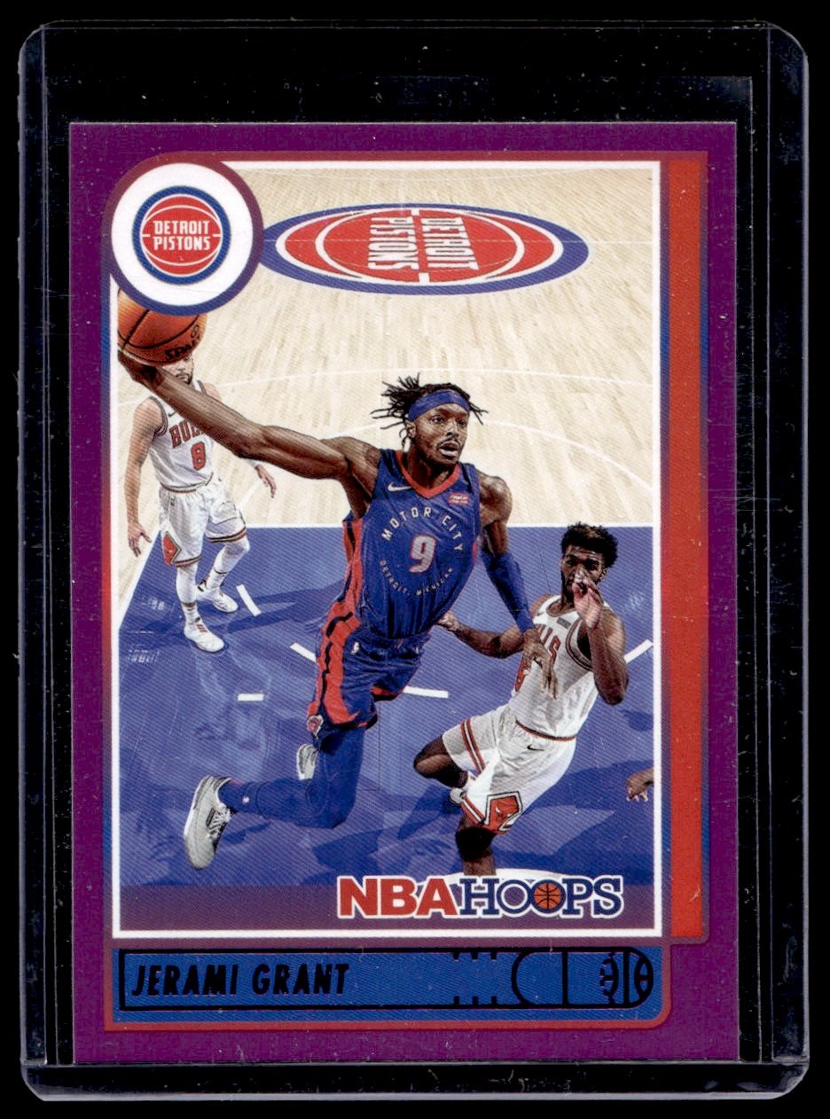 2021-22 Hoops Purple Jerami Grant Detroit Pistons #145