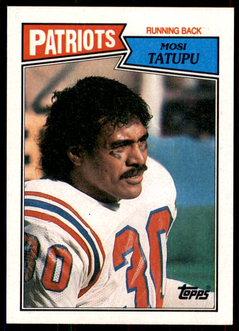 1987 Topps Mosi Tatupu #100 on Kronozio