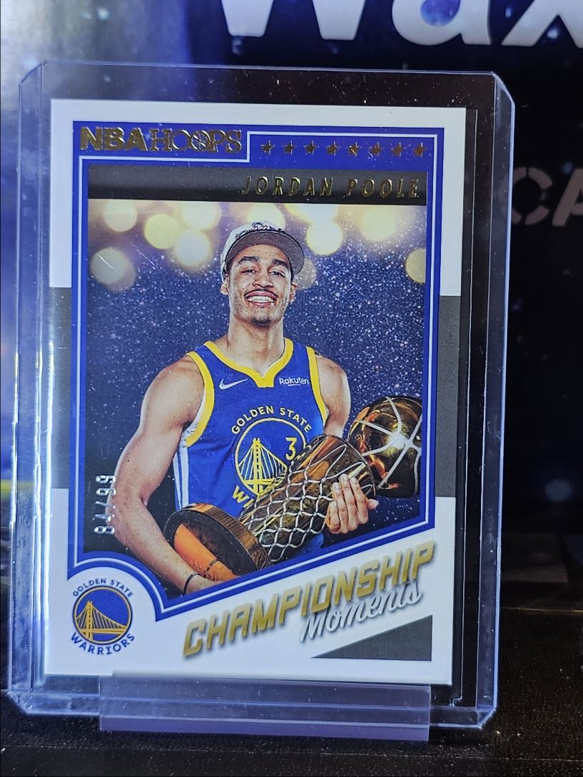 2022-23 NBA Hoops Championship Moments Jordan Poole #90 on Kronozio