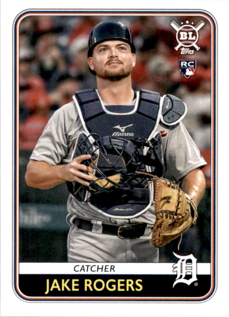2020 Topps Big League Jake Rogers #199 card front image