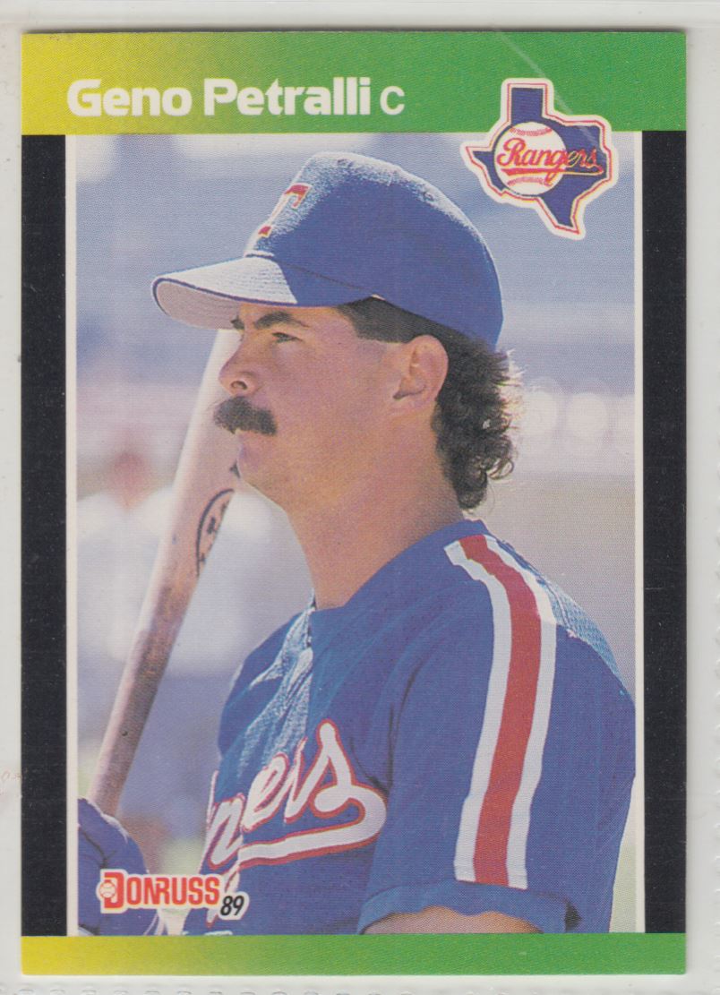 1989 Donruss Baseball's Best Geno Petralli #312 card front image