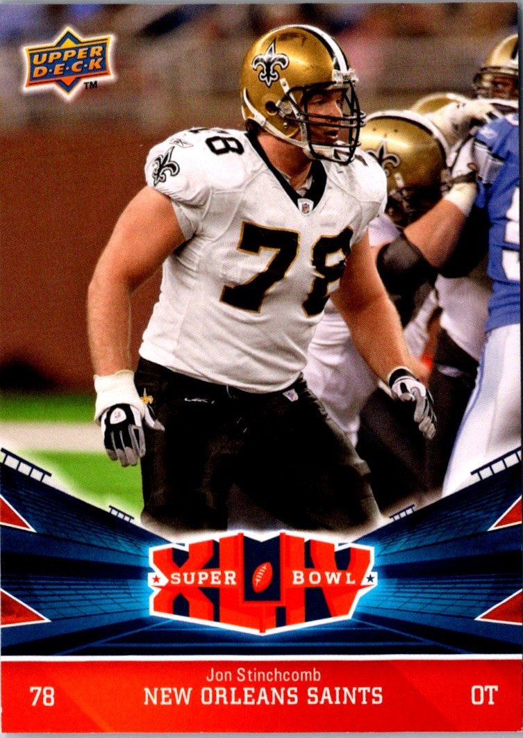 2010 Upper Deck Super Bowl Xliv Super Bowl Champions Jumbo #51 On Kronozio