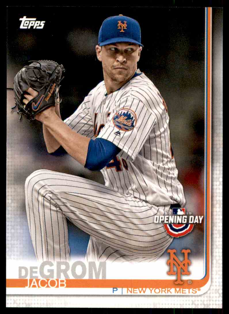 2019 Topps Opening Day Jacob Degrom #150 card front image