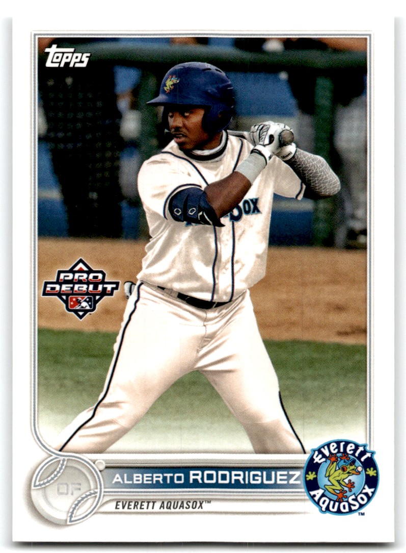 2022 TOPPS PRO DEBUT ALBERTO RODRIGUEZ EVERETT AQUASOX #PD-183 | eBay