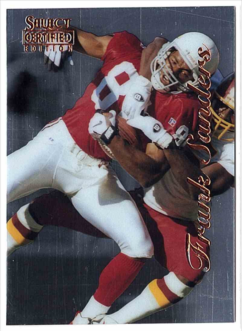 1996 Select Certified Frank Sanders #70 card front image