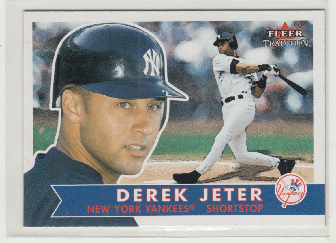 2001 Fleer Tradition Derek Jeter #188 card front image