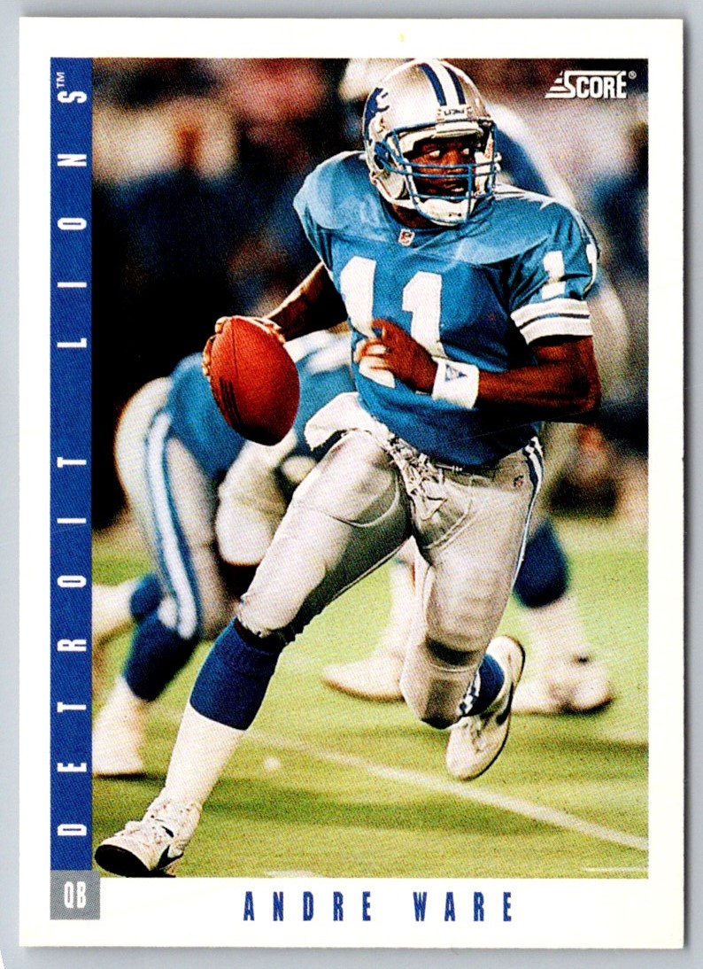 real pics Andre Ware Rookie Card amazing