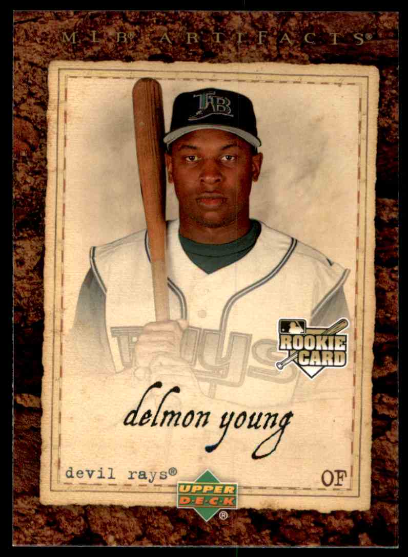 2007 Artifacts Baseball Card Delmon Young (Rc) 78 on Kronozio