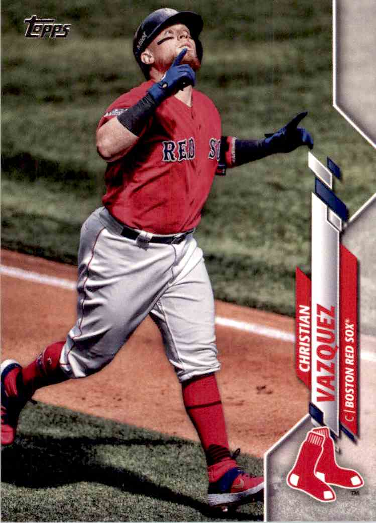 2020 Topps Christian Vazquez #63 card front image