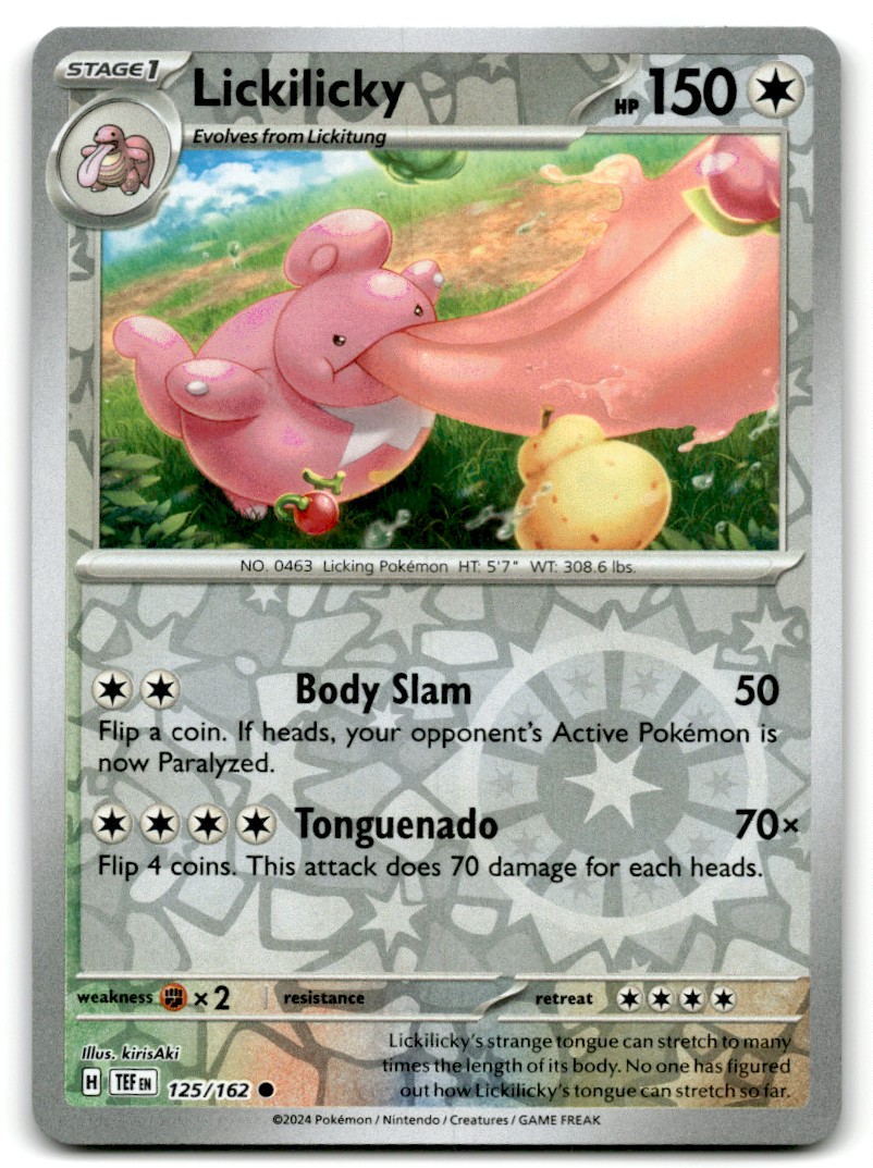 Pokemon Trading Card TCG Lickilicky #125 Reverse Holo | eBay