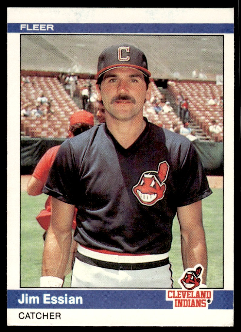 その他 baseball card 1984 Fleer Jim Essian Baseball Card Cleveland Indians #540 | eBay