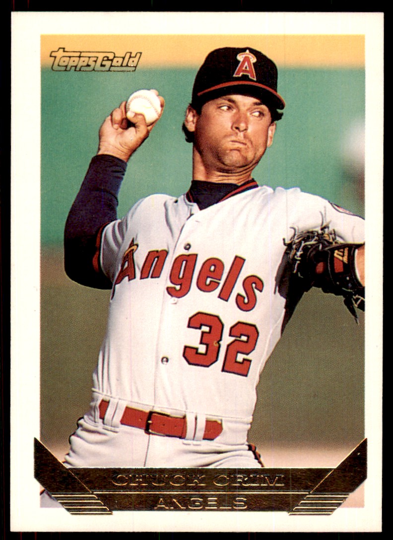 1993 Topps Gold Chuck Crim B California Angels #499 | eBay