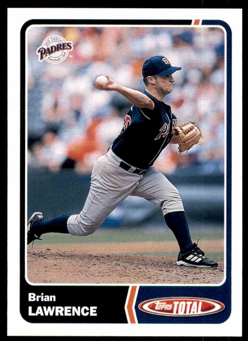 2003 Topps Total Brian Lawrence #779 card front image