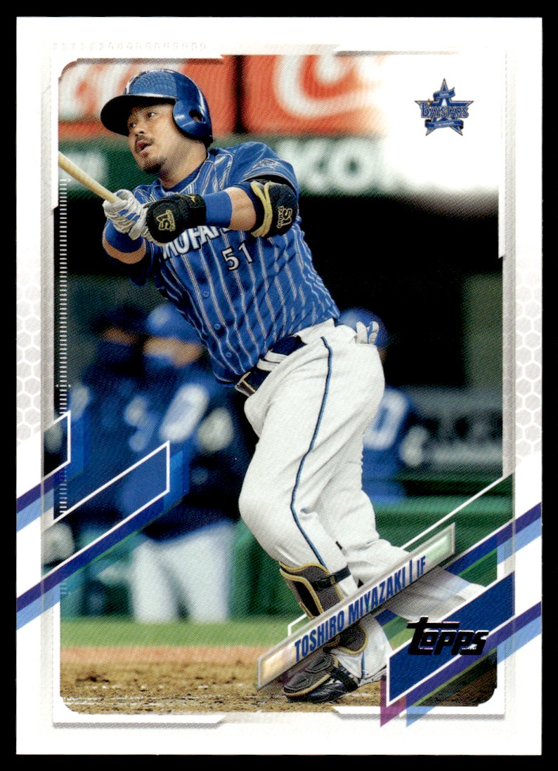 2021 Topps NPB Baseball Card Toshiro Miyazaki Yokohama DeNa
