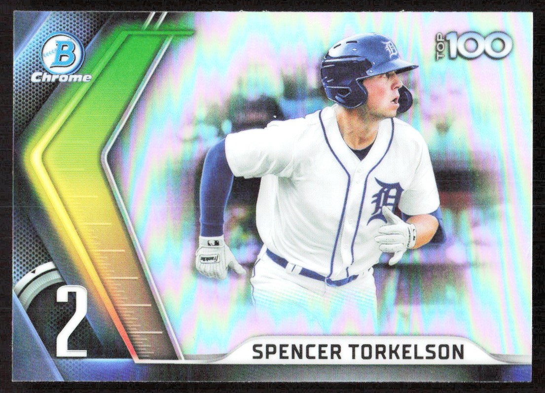 2022 6872D Bowman Scouts' Top 100 REFRACTOR Spencer Torkelson